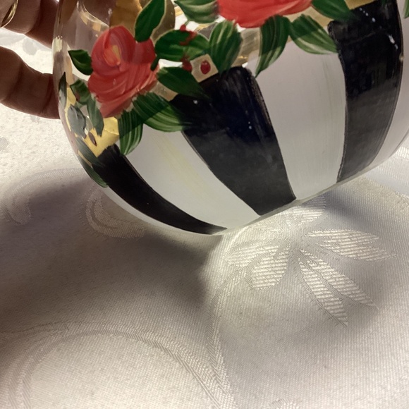 Mackenzie Childs MEDIUM ROSES. N STRIPES - Picture 7 of 8